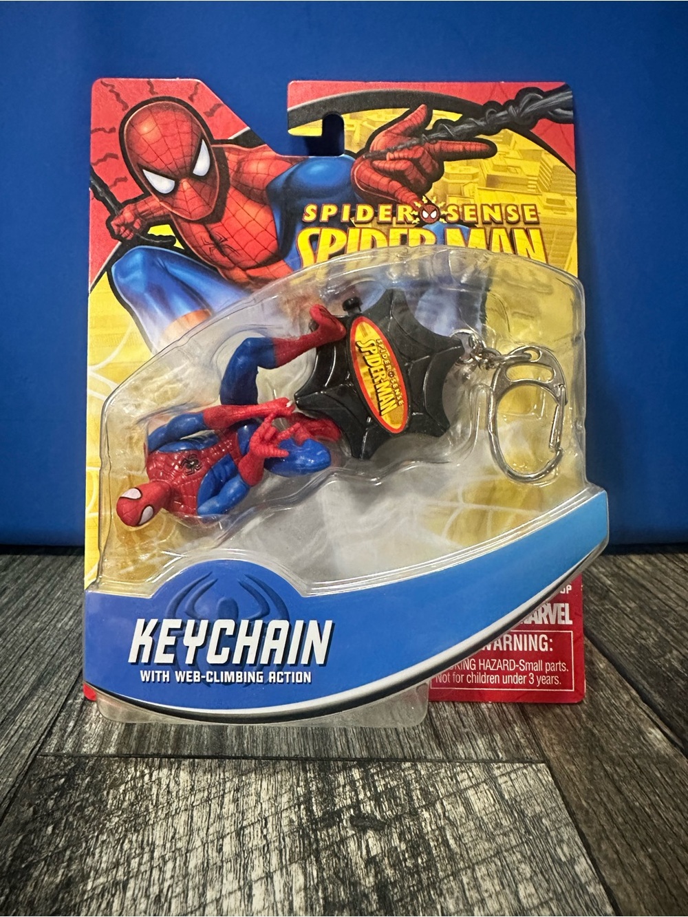 Marvel Spider-Sense Spider-Man Web-Climbing Keychain
